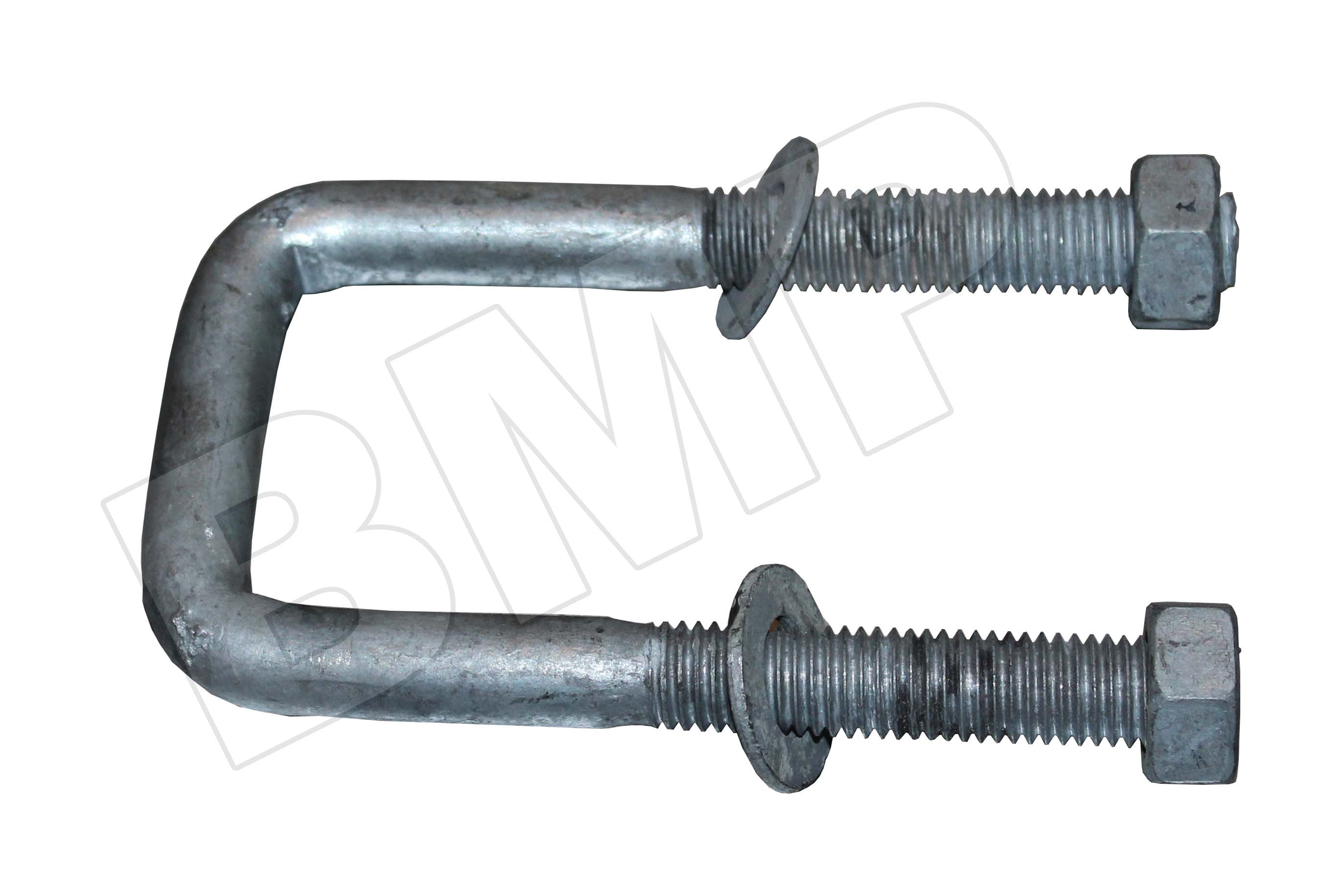 4 TRAILER STEEL U-BOLTS 2 1/16" SQUARE AXLE SPRING M14 U-BOLT 9/16" X 4 ¾” 1000303