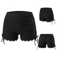 thumbnail image 2 of UJNDER Womens Swim Shorts High Waisted Swim Bottoms with Soft Liner for Comfort and Beach Coverage Swim Bottoms for Women Black_003 L, 2 of 9