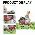 thumbnail image 3 of ICERUN Garden Statues,Resin Racing Turtle Rabbit Sculpture Yard Art,Flowerbed Accent Outdoor Garden Decor,Style4, 3 of 7