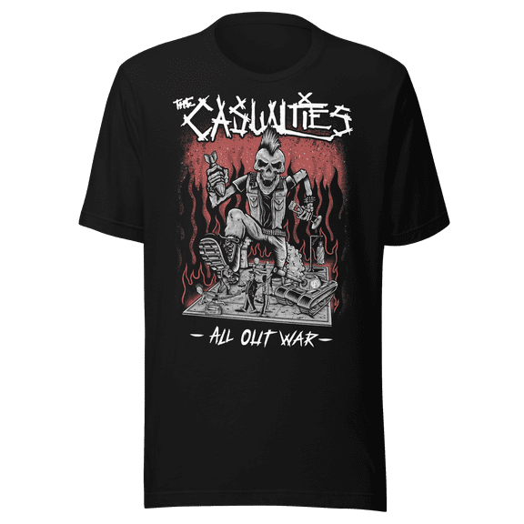 The Casualties All Out War T-Shirt