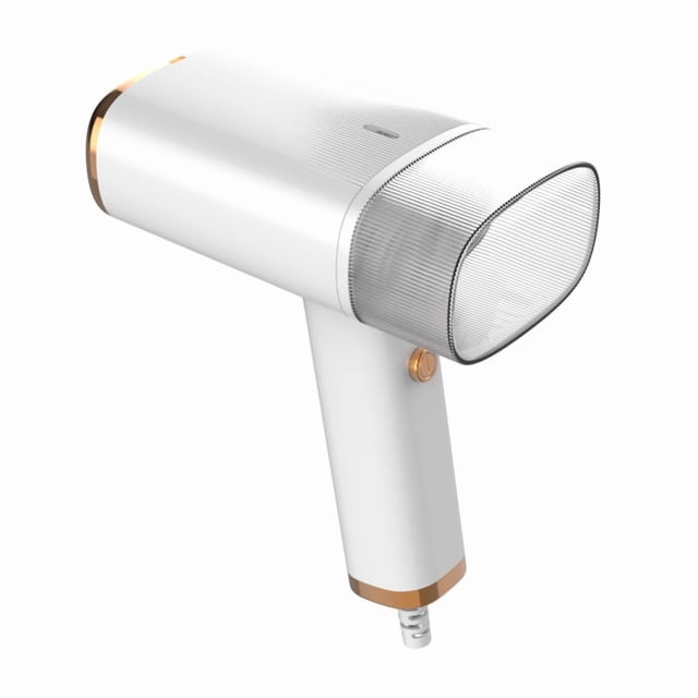 Vaporizador de ropa portátil de mano - Calentamiento rápido, con cepillo y taza medidora - Eliminador de arrugas para el hogar, la oficina y los viajes