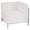 Melrose White, variant on Emma + Oliver White LeatherSoft Modular Right Corner Chair with Quilted Tufted Seat