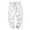 White, variant on JTieacloth Mens Casual Sweatpants Mens Solid Sports Leisure Trousers Fitness Loose Running Training Leg Guard Pants Trousers Ninth Pants Black