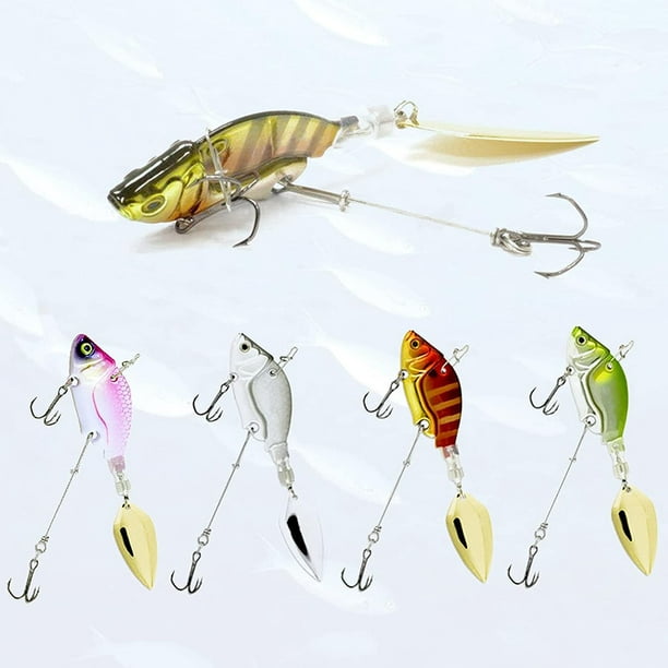 Bingirl VIB Fishing Lures Tail Spinners Metal Lure Blade Baits For