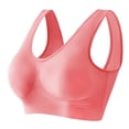 thumbnail image 2 of Sports Bras for Women Shaping Supportive Wireless Padded Athletic Push Up High Impact Everyday Plunge Bra Cute Bra High Support Invisible Anti-Sagging Lifting Support Br Bralettes Watermelon red, 2 of 8