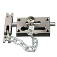 thumbnail image 3 of deevoka 4X Vintage Anti- Door Window Lock Chain Door Bolt Plug Grey, 3 of 8