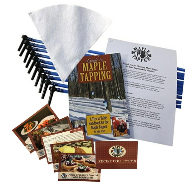 Maple Tree Tapping Kit Includes 5/16" Tree Saver Taps Spiles + 3Foot