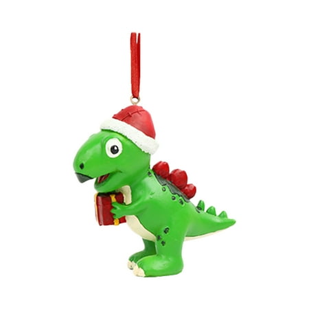 

Christmas Dinosaur Decoration Pendant Christmas Tree Hanging Ornament Decorations 3D Xmas Tree Pendant For Home Christmas Decor Replacement Crystals for Chandeliers Glitter String Curtains for