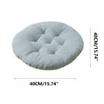 thumbnail image 3 of PEIBang Soft Round Chair Pads,16 Inch Floor Cushion Pillow Super Comfy Thicken Solid Color Round Seat Cushion for Kitchen Dining Room Office Chairs, 3 of 4