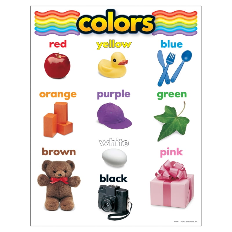 (6 Ea) Chart Colors 17 X 22 Gr Pk1