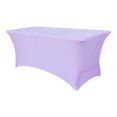 thumbnail image 2 of Stretch Table Cover for Rectangular Tables - Elastic Fitted Tablecloth for Folding Tables, Wrinkle Resistant, Durable Table Protector for Parties, Weddings, Banquets & Events, 2 of 8