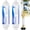 White, variant on SPEEDWOW 2Pcs RV Water Filter, RV Inline Water Filter with Flexible Hose Protector, NSF Certified, KDF&GAC Reduces Bad Taste, Odors, Chlorine, Sediment, Camping Essentials for Fresh Drinking Water