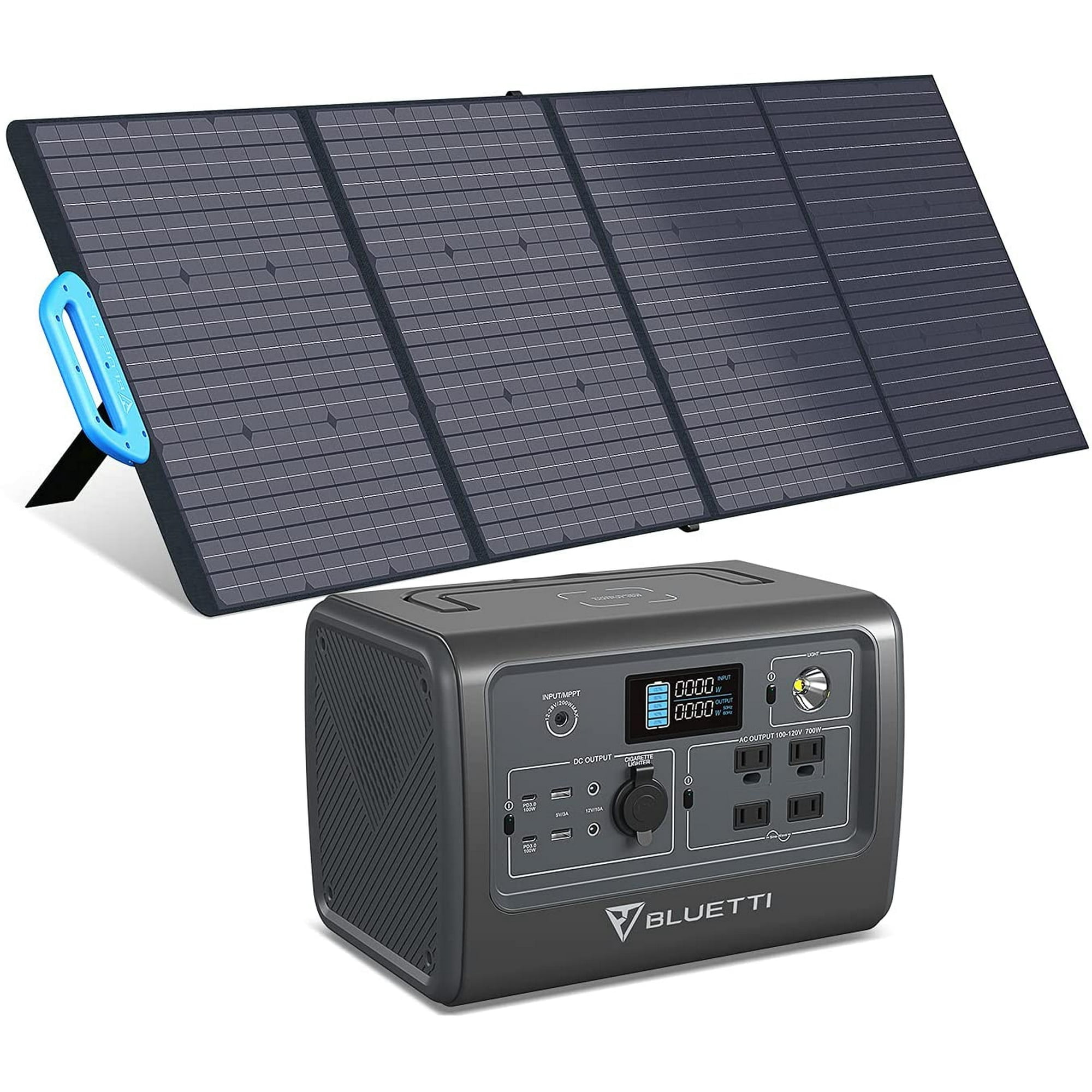 Bluetti EB70S Portable Power Station With 200W Foldable Solar