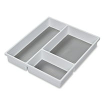 Copco 4 Piece Junk Drawer Organizer, Gray