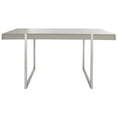 thumbnail image 2 of Safavieh Cael 33" Scandinavian Dining Table, Gray/Silver, 2 of 4