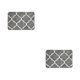 thumbnail image 1 of Injueey Textura y parte inferior antideslizante para una buena sensación de paso Alfombra de ducha Baño absorbente antideslizante Gris 40x60cm 2piezas, 1 of 6
