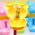 thumbnail image 6 of SagaSave 1/2/5Pcs Mini Pencil Sharpener Manual Pencil Sharpener 1 Holes Cartoon Bear Pattern Color Random, 6 of 8