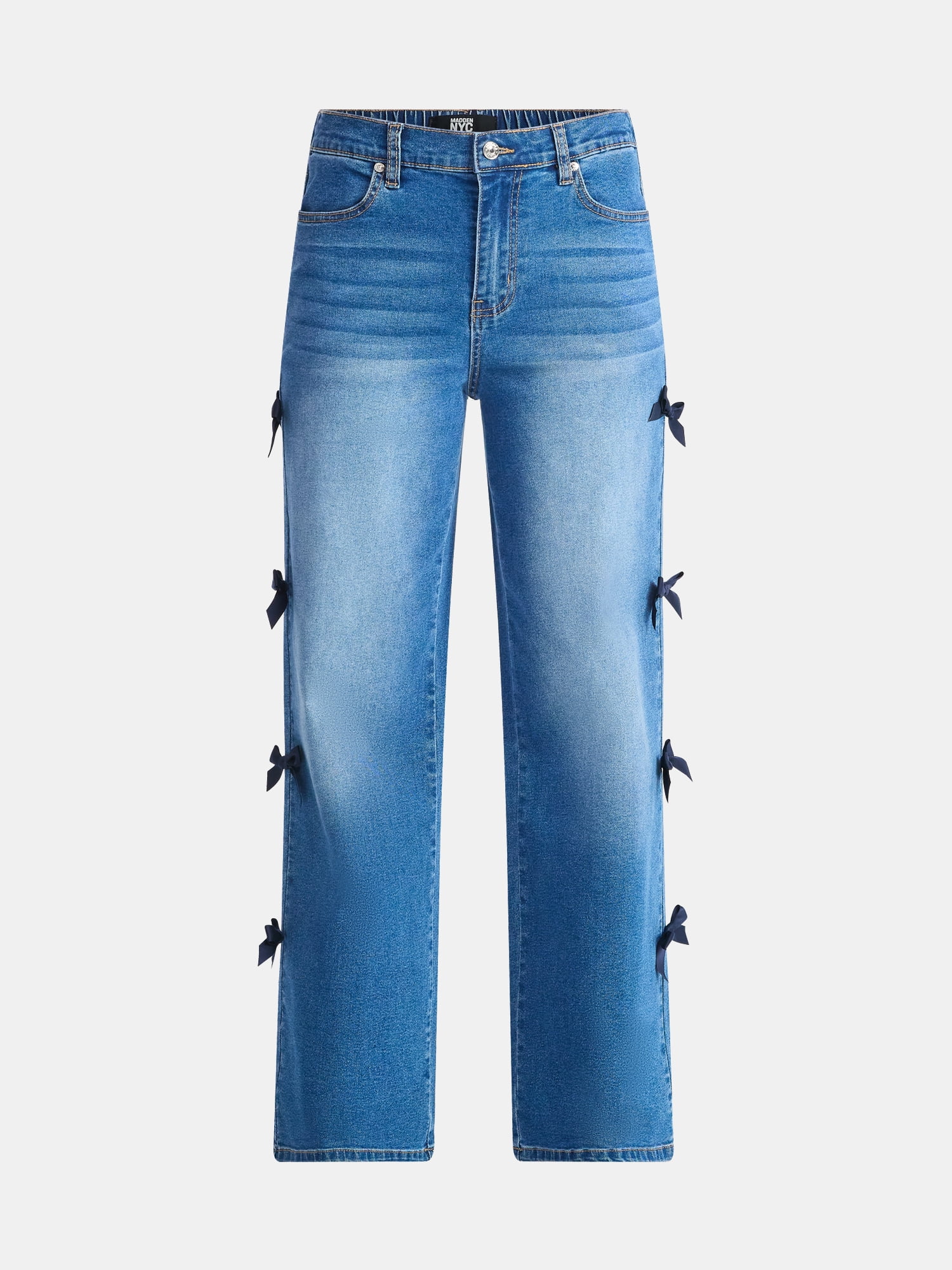 Madden NYC Women's Bow Jeans