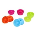 thumbnail image 4 of Moldes de silicona NikouMX 16 piezas Molde de donut diseño elevado, 4 of 8
