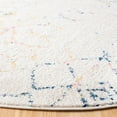 thumbnail image 4 of SAFAVIEH Tulum Coriander Moroccan Geometric Area Rug, 6'7" x 6'7" Square, Ivory/Blue, 4 of 8