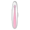 thumbnail image 4 of Cuchara para bebés, utensilio de silicona de seguridad para comer, para entrenar a los niños pequeños, color rosa y rojo, 4 of 4