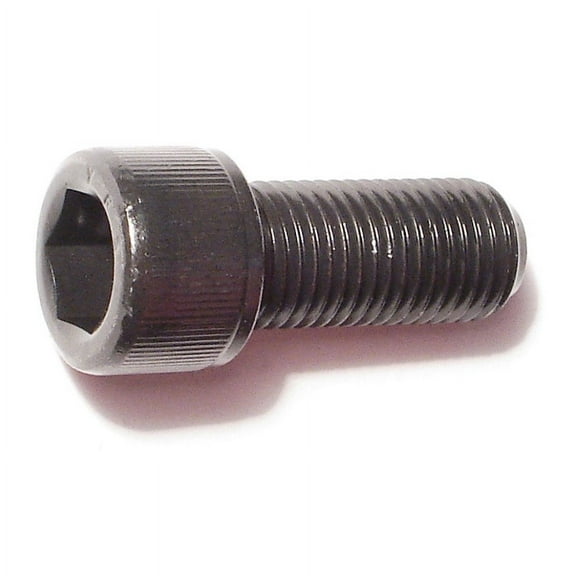 7/16"-20 x 1" Zinc Plated Steel Fine Thread Socket Cap Screws (6 pcs.)