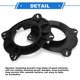 thumbnail image 4 of Anillo espaciador de altavoz Unique Bargains, adaptador de espaciador de tweeter para Toyota Camry 2018-2023 para 6.5'' ABS 2 Pcs, 4 of 7