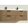 thumbnail image 3 of San Diego 55" Floating Bathroom Vanity Weathered Fir, 3 of 11