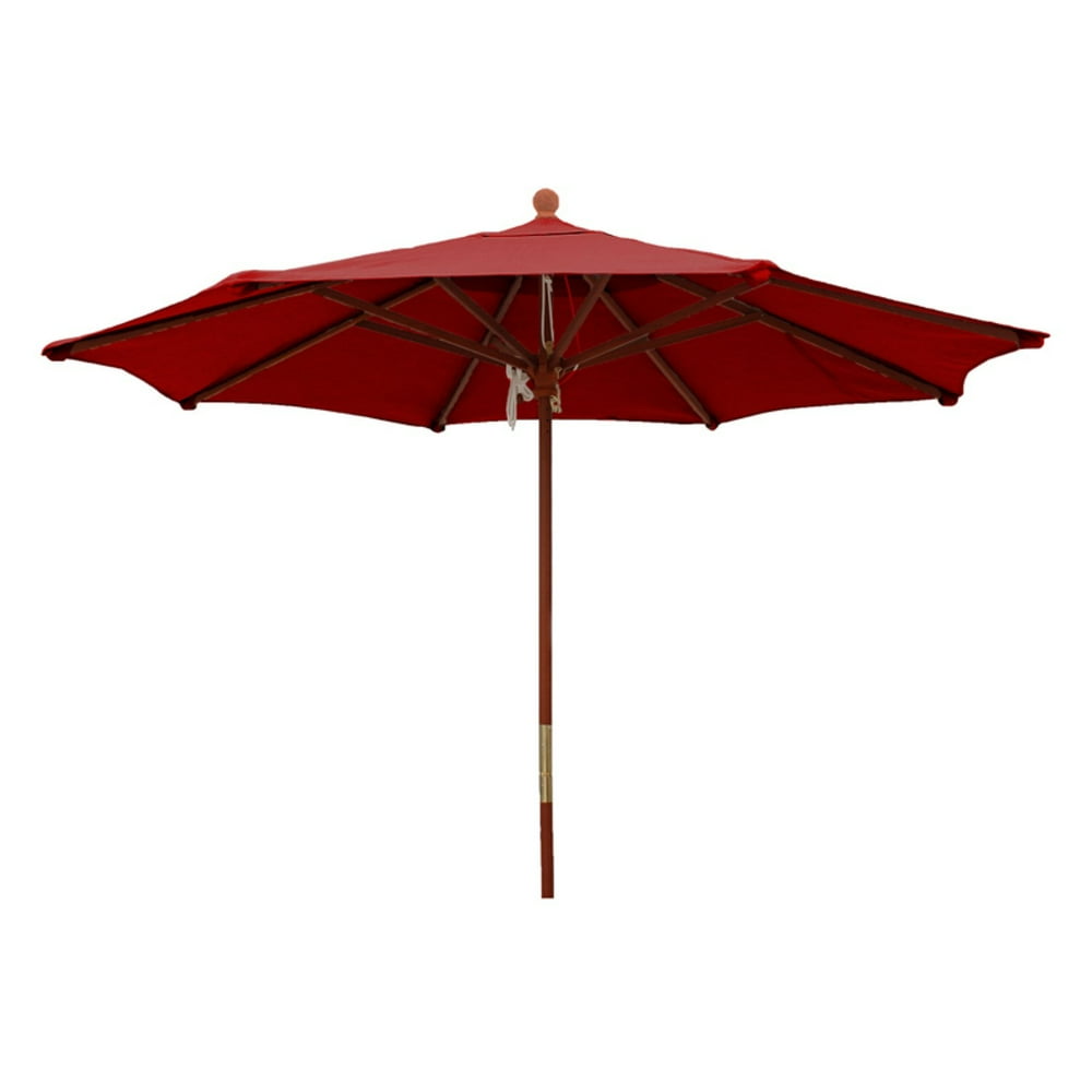 Comfort Classics 9ft. Sunbrella Wood LiftOpen Market Umbrella