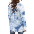 thumbnail image 3 of JINMGG Womens Coats , Winter Coats for Women Women's Loose Fashion Casual Printing Cute Long Sleeve Tops Cardigan Coat Blouses, 3 of 6