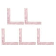 thumbnail image 2 of Plastic L Shaped Sewing Measuring Ruler, Professional Clear Scale Sewing Ruler 5pcs High Accuracy Portable  for Dressmaking Tailors, 2 of 8