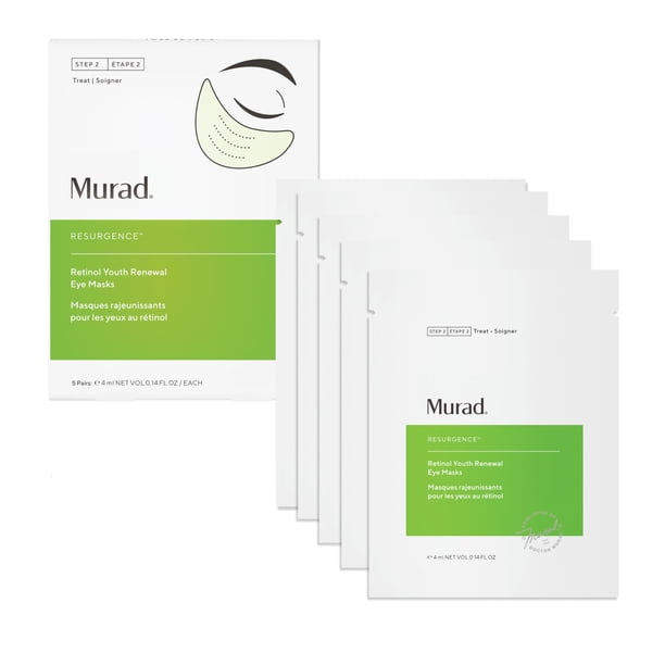 Máscaras para ojos Murad Dr. Zion Retinol Youth Renewal, 5 pares