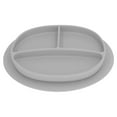 thumbnail image 3 of Infant Divided Dish, Microwave Dishwasher Safe Prevent Slip Portable Baby Plate   For First Stage Training Grey, 3 of 8