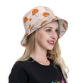 thumbnail image 6 of Cauagu Mushrooms for Unisex Bucket Hat,Outdoor Summer Beach Fishing Sun Hat Hot Summer Reflective Bucket Hat Fun Outdoor Vacation Hat for Men and Women, 6 of 6