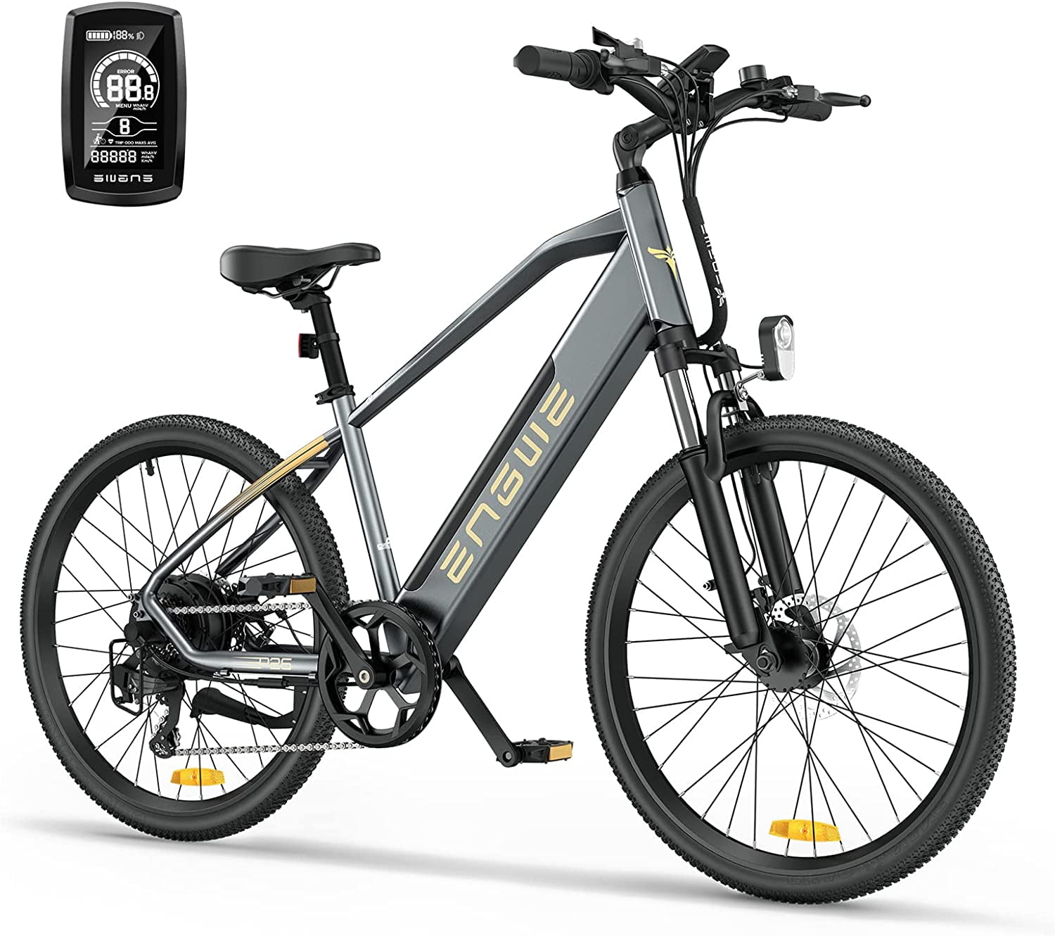ENGWE P26 Electric Bike for Adults,500W 19.9MPH Electric Mountain