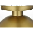thumbnail image 6 of Living District Eclipse 12 Inch Flush Mount Frosted White Shade in Satin Gold, 6 of 9