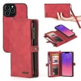 thumbnail image 1 of Phone Leather Case Wallet Compatible with  Series 2 in 1 Wallet Protective Flip Cover with Detachable Magnetic Wallet with Lanyard, 1 of 6