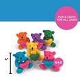 thumbnail image 2 of Plush Religious Bears W/ Heart - Party Favors - 12 Pieces, 2 of 4