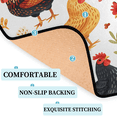 thumbnail image 5 of CURLYOOT Farmhouse Chicken Door Mat 24" x 36" Absorbent Front Doormat Entrance Mat Non-Slip Washable Welcome Mats Floor Mats for Entryway Indoor Outdoor, 5 of 8