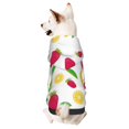 thumbnail image 1 of Fotbe Strawberry and Lemon Sudadera con Estampado para Perros Pequeños – Suéter con Capucha para Mascotas, Tela Suave de Forro Polar con Bolsillo-Small, 1 of 7
