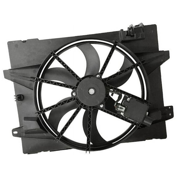 Auxiliary Fan Assembly - Compatible with 2006 - 2011 Lincoln Town Car 4.6L V8 2007 2008 2009 2010
