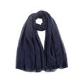 thumbnail image 1 of Qarigey Bufandas de moda para mujer, bufanda lujosa y versátil para la cabeza, bufanda Hijab, bufandas, bonitos regalos Accesorios de disfraces azul oscuro, 1 of 6