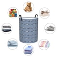 thumbnail image 3 of Lsque Cute Whale pattern Laundry Hamper Basket, Tall Woven Rope Hamper Basket for Clothes, Lightweight Storage Basket, Collapsible Waterproof-Small, 3 of 8