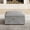 Ottomans Gray, variant on COPIAE 35"Wide Upholstered Seat Cushion Comfy Storage Ottoman