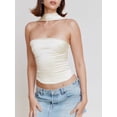 thumbnail image 5 of FEORJGP Women Summer Sexy Clothes Halter Tank Tops Sleeveless Slim Fit Blouses Solid Color Backless Shirt Crop Tops for Streetwear Aesthetic Grunge Clubwear, 5 of 9