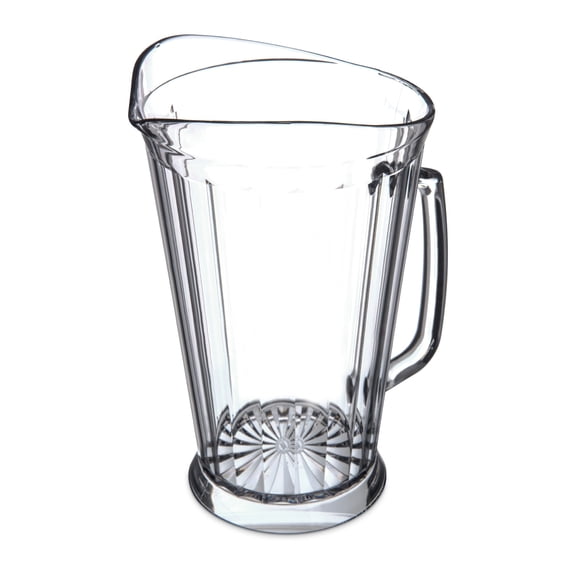 Carlisle 558707 Crystalite 60 oz. Clear Polycarbonate Beverage Pitcher