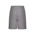 thumbnail image 4 of KeShDi Mens Cargo Shorts Sweat Shorts Basketball Bermuda Gym Shorts Men Casual Solid Pocket Elastic Waist Straight Half Shorts Pants Sport Pants Gray S, 4 of 6