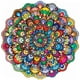 thumbnail image 1 of Arte Espiritual Lleno Diamantes - Serie Pintura Abstracta Mandala Multicolor Resina 30 * 30 cm V750, 1 of 9