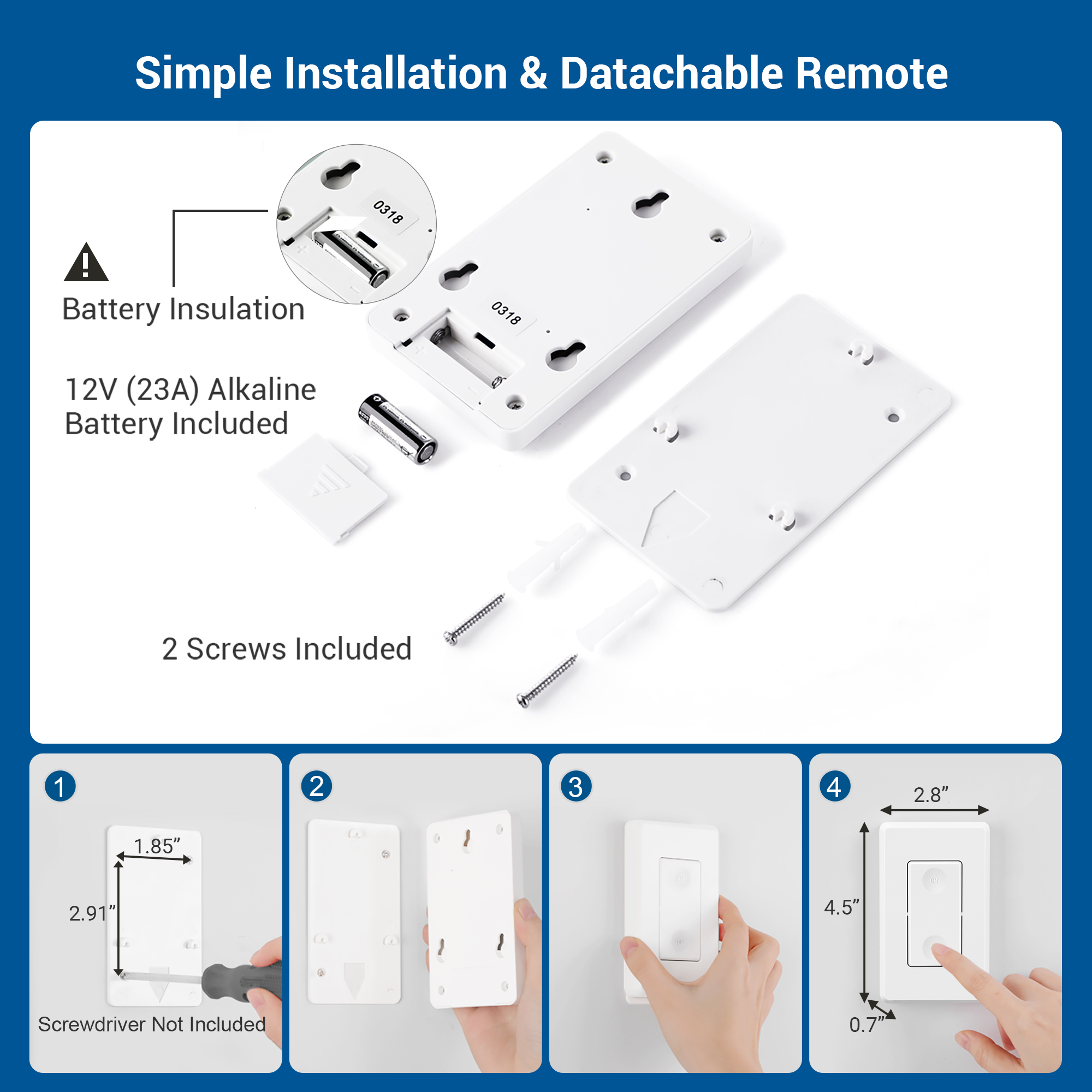 DEWENWILS Indoor Wireless Remote Control Outlet Switch photo 4