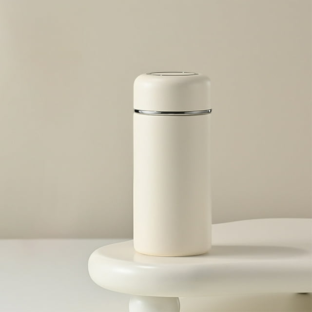 Xihbxyly Vaso Térmico de Acero Inoxidable, 240 Ml, Diseño Compacto, Construcción Duradera 316, Taza de Té Portátil, Aspecto Elegante, Retención de Temperatura, para Exteriores, Oficina y Gimnasio, Ta